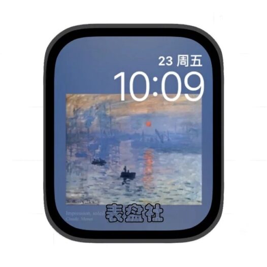 插画苹果手表iwatch壁纸表盘