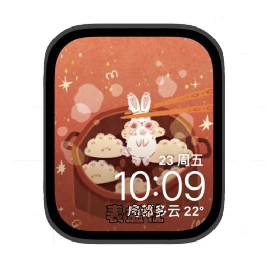 兔年大展宏兔苹果手表iwatch壁纸表盘