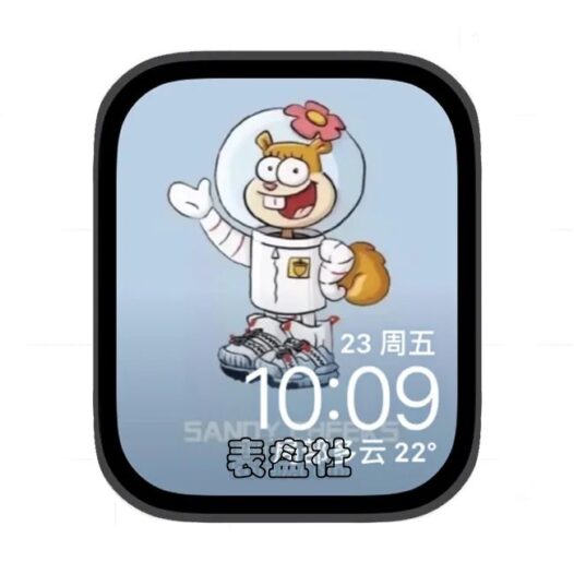 卡通插画苹果手表iwatch壁纸表盘