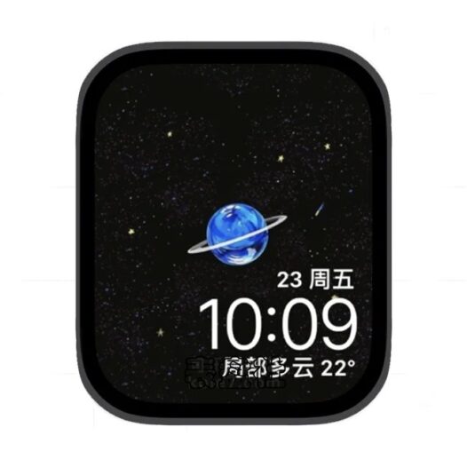 插画苹果手表iwatch壁纸表盘