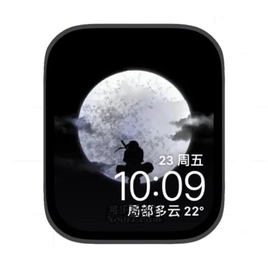 插画苹果手表iwatch壁纸表盘