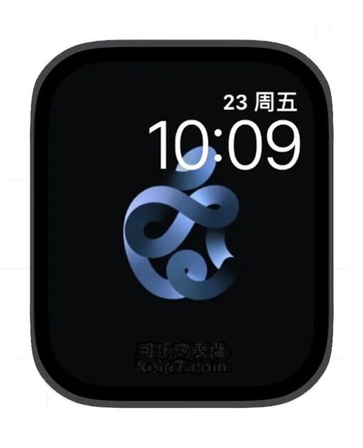 色彩苹果logo苹果手表iwatch壁纸表盘