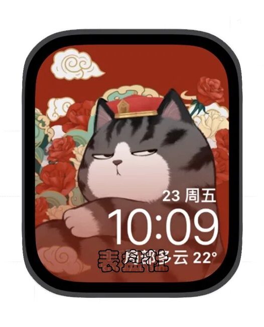 抖音犯困猫苹果手表iwatch壁纸表盘
