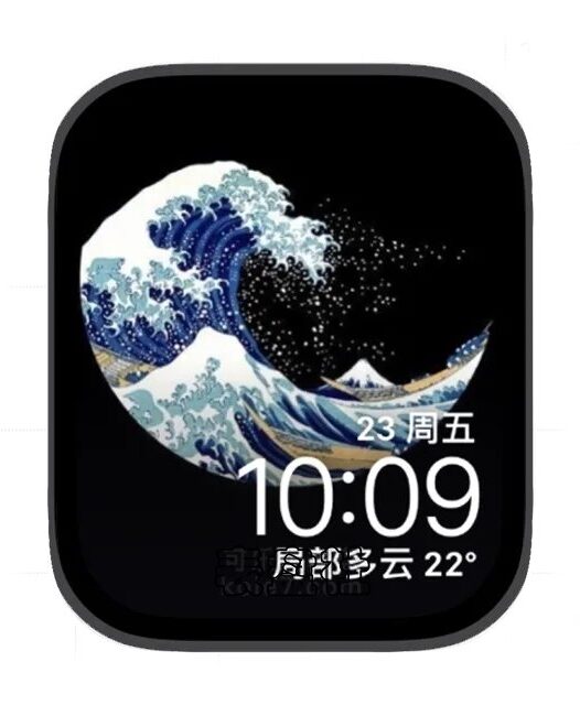 插画苹果手表iwatch壁纸表盘