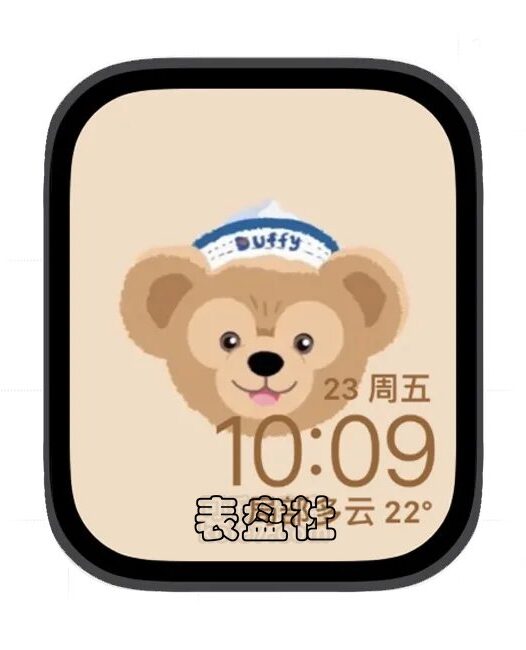 小灰熊苹果手表iwatch壁纸表盘