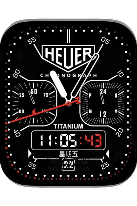 TAG-HEUER泰格豪雅酷黑双盘式Ultra专用表盘