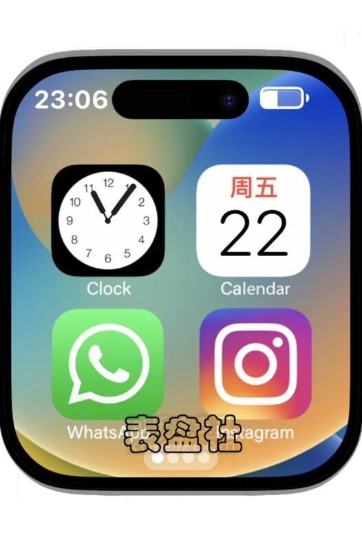 Apple苹果灵动岛app数字表盘