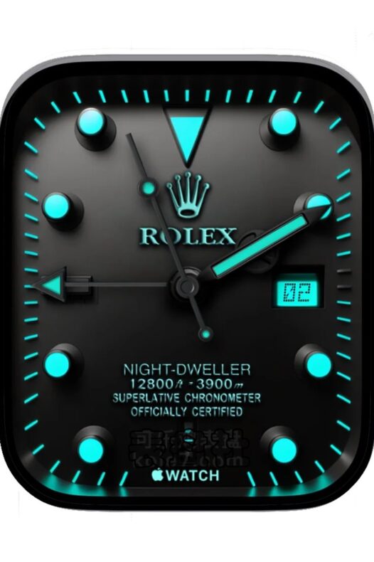 Rolex劳力士高级雅蓝简约年历表盘