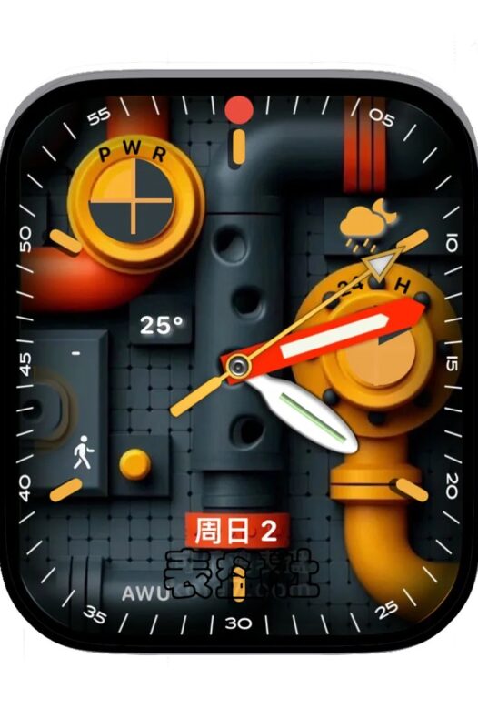 3D消防管道复杂功能显示Ultra专用表盘