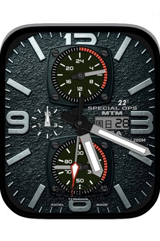 MTM SPECIAL OPS美国产战术酷黑磨砂质感简约Ultra专用表盘