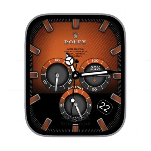 劳力士黑黄色三盘式指针ultra专用表盘