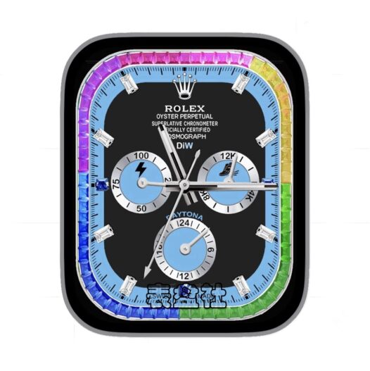 ROLEX劳力士七彩宝石三盘式指针ultra专用表盘