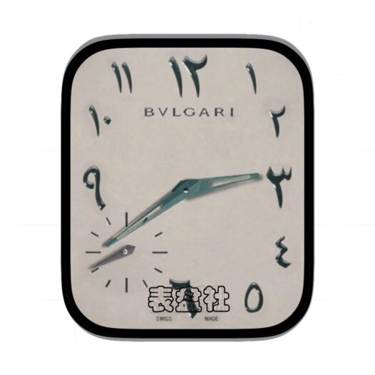 BVLGARI宝格丽灰底埃及数字表盘
