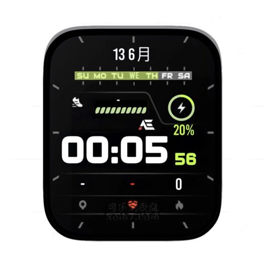 AE复杂功能数字表盘