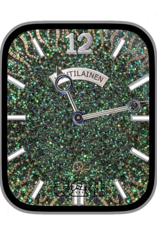 voutilainen弗第拉南绿宝石数字指针表盘