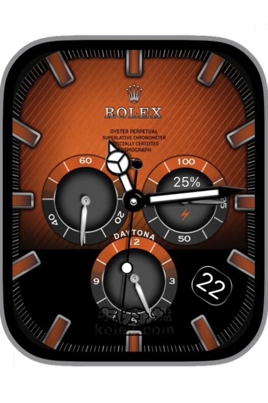 劳力士黑黄色三盘式指针ultra专用表盘