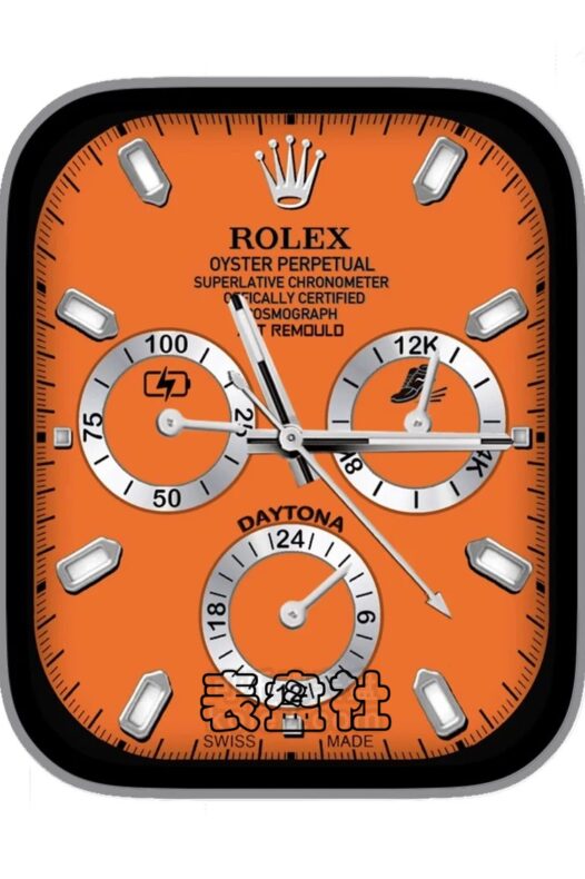 ROLEX劳力士橙黄色三盘式年历指针ultra专用表盘