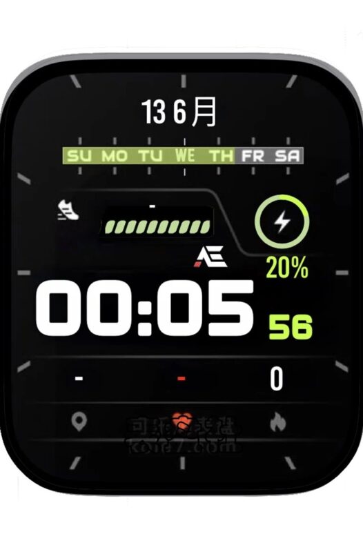 AE复杂功能数字表盘