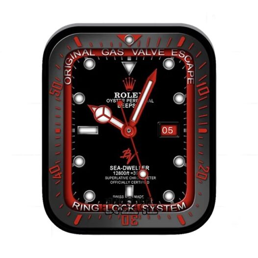 ROLEX劳力士炭黑红年历指针表盘