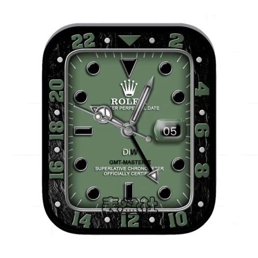 ROLEX劳力士炭黑绿年历指针表盘