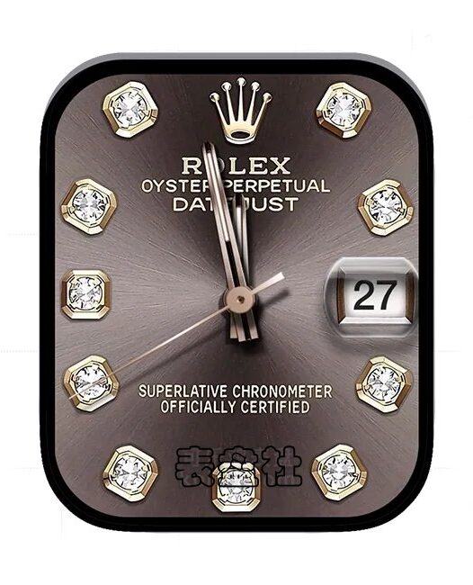 ROLEX劳力士蓝色高级精奢黄金钻石年历指针表盘
