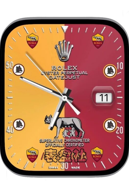 rolex劳力士AS ROMA罗马足球俱乐部联名红黄表盘