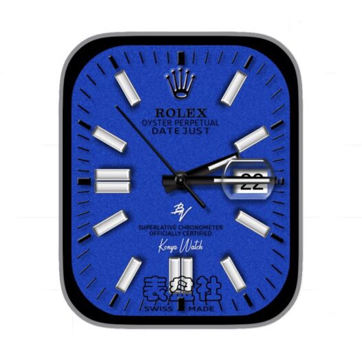 Rolex Datejust劳力士蚝式恒动日志型磨砂蓝底年历Ultra专用表盘