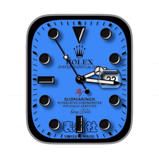 Rolex SUBMARINER劳力士蠔式蓝色底年历Ultra专用表盘