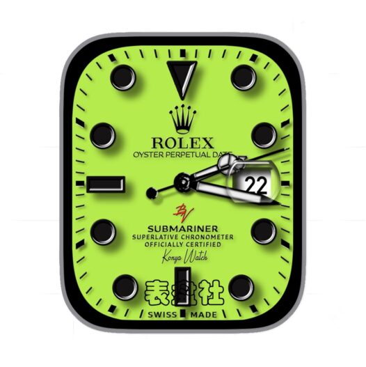 Rolex SUBMARINER劳力士蠔式绿色底年历Ultra专用表盘