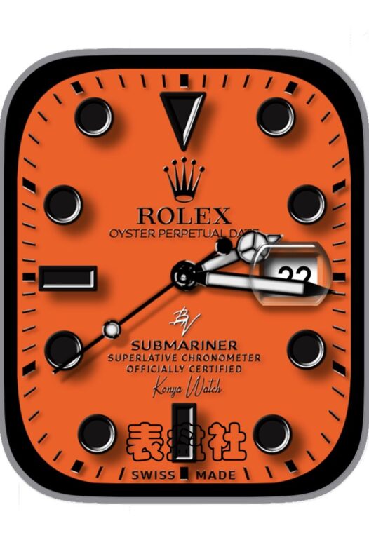 Rolex SUBMARINER劳力士蠔式橙色底年历Ultra专用表盘