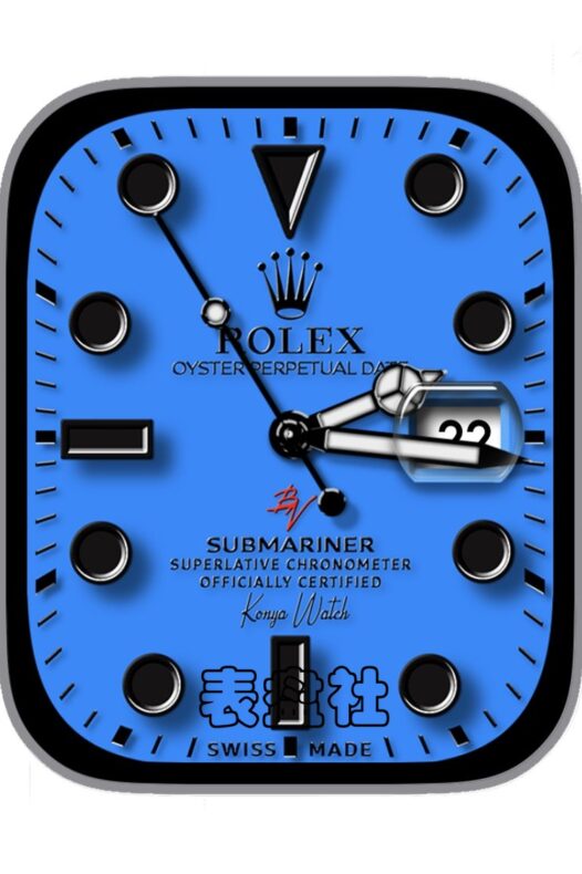 Rolex SUBMARINER劳力士蠔式蓝色底年历Ultra专用表盘