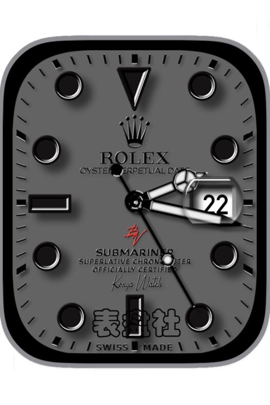 Rolex SUBMARINER劳力士蠔式灰黑底年历Ultra专用表盘